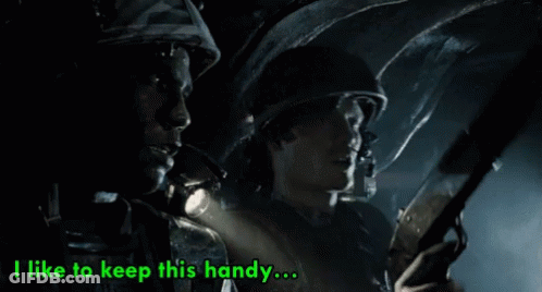 Soldiers Saying I Like To Keep This Handy GIF