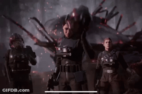Soldiers Standing In Front Of Helicopter GIF