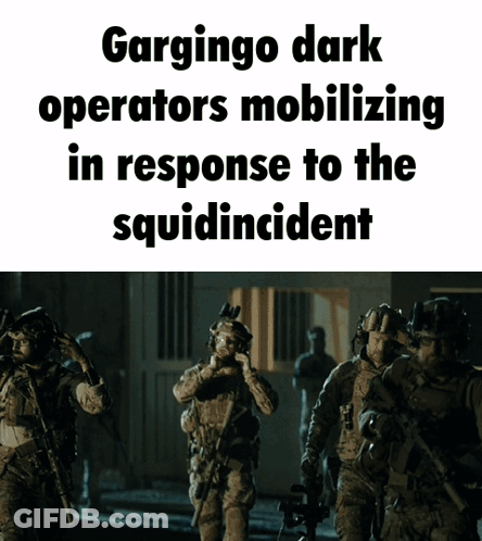 Soldiers Walking Gardingo Dark Operators Mobilizing GIF