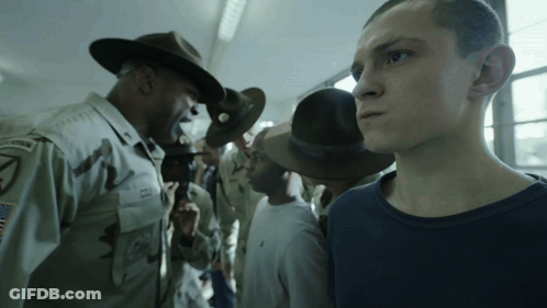Soldiers With Cole On Uniform GIF