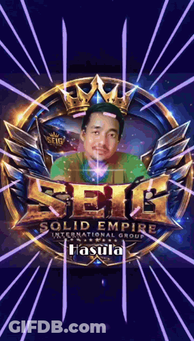 Solid Empire International Group Logo With Man GIF