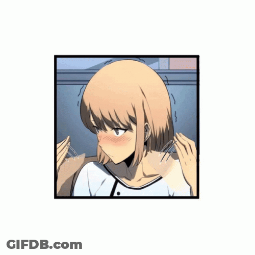 Solo Leveling Cha Hae In Blushing GIF