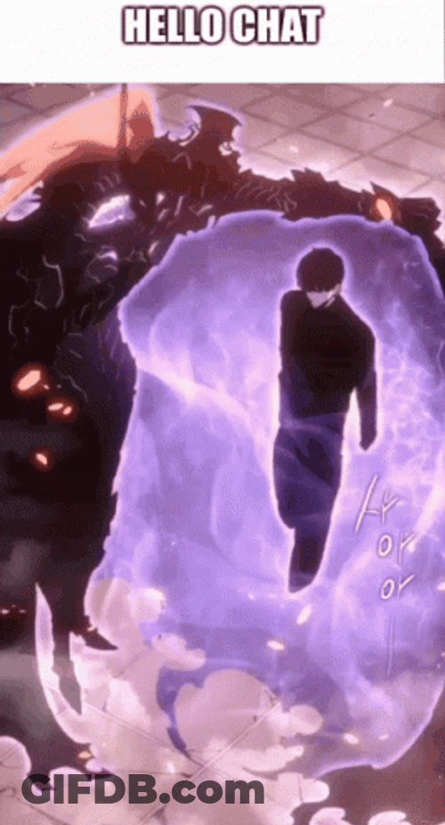 Solo Leveling Floating GIF