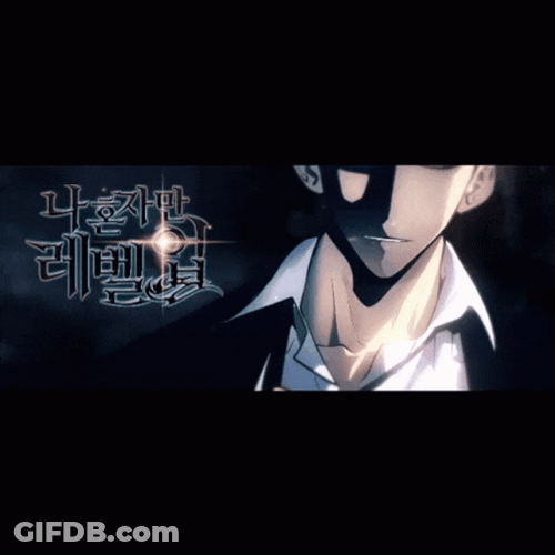 Solo Leveling Intense Gaze GIF