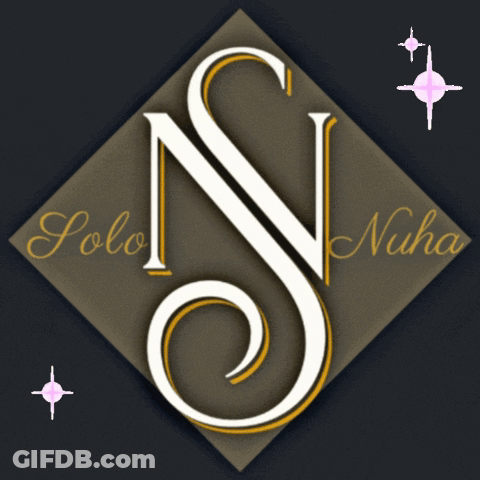 Solo Nuha Logo With Swirl GIF