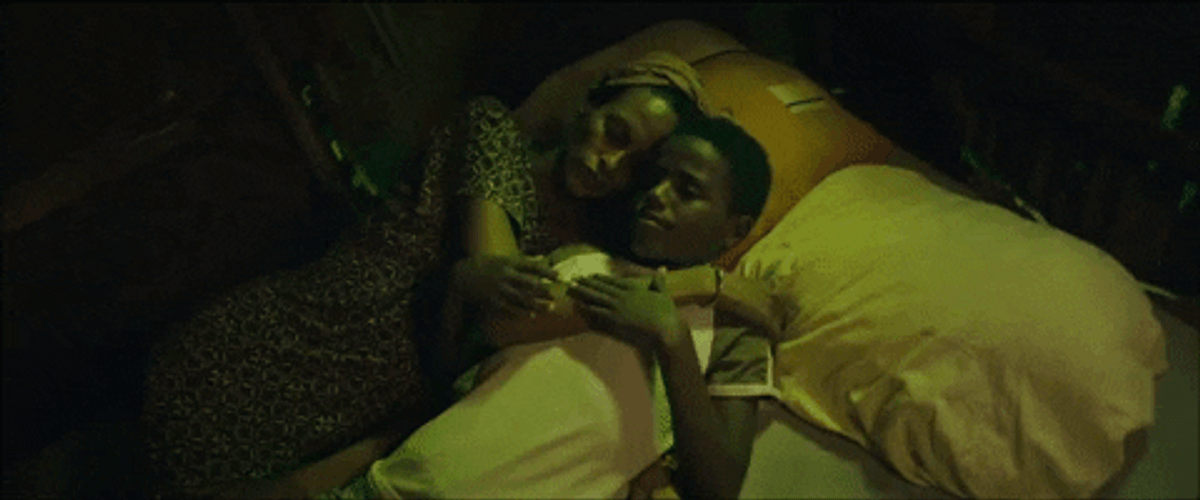 Somalia Couple Sleeping GIF