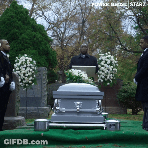 Somber Funeral Service Tv Scene GIF