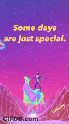 Some Days Are Just Special With Purple Background GIF