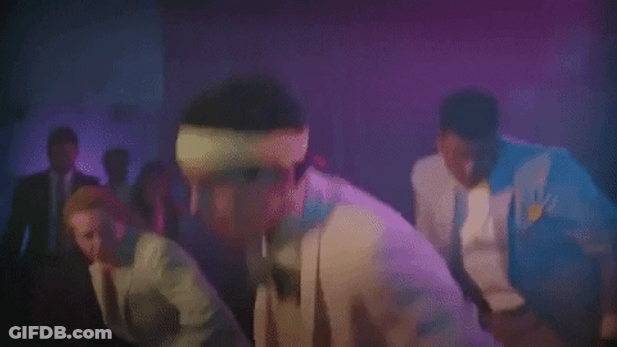 Someone Dancing Beautifully Wearing Glasses And Headband GIF
