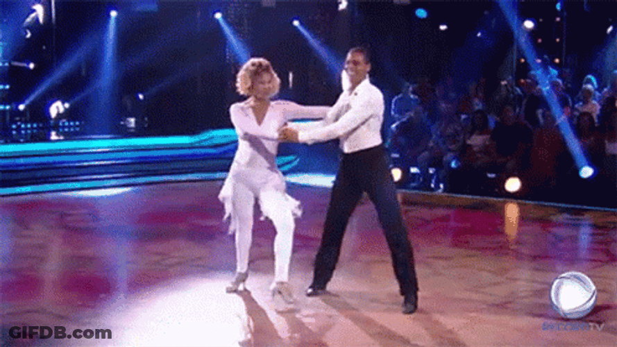 Someone Dancing Gracefully On Stage GIF