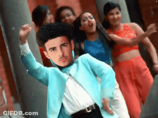 Someone Dancing In Front Of Women GIF