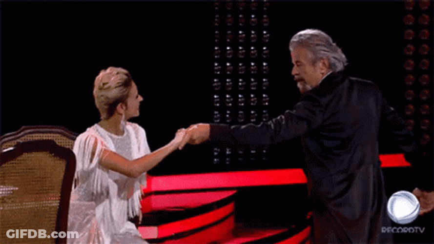 Someone Dancing Old Man And Woman GIF