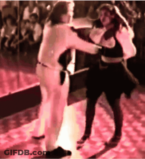 Someone Dancing The Spinning On The Dancefloor GIF