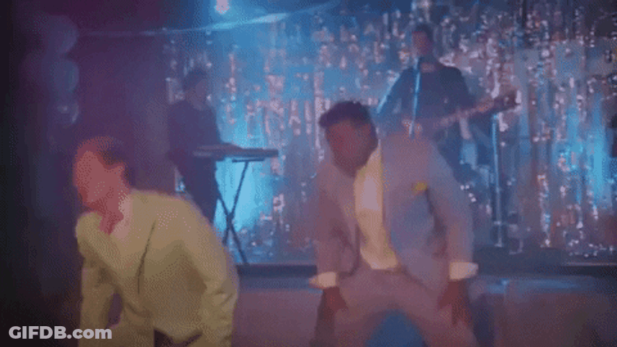 Someone Dancing Wearing Tux GIF