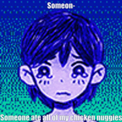 Someone Eat All My Chicken Nugget Meme GIF