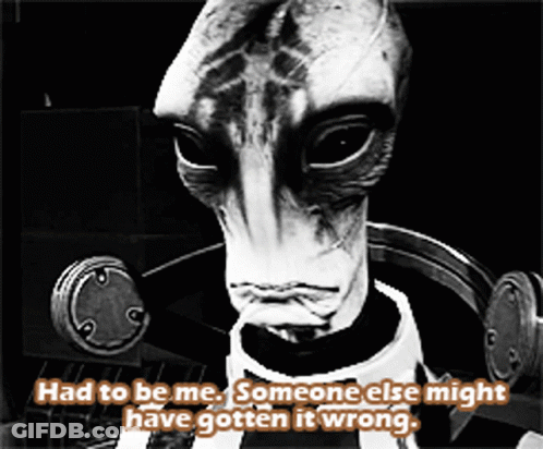 Someone Else Might Have Gotten It Wrong Written On A Black And White Photo GIF
