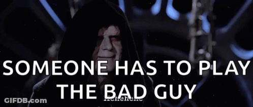 Hooded Figure Playing Bad Guy Role GIF