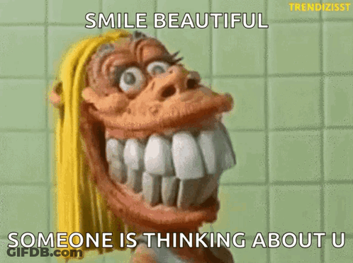 Someone Is Thinking About U With A Picture Of A Monkey GIF