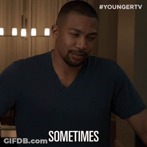 Sometimes Black Man Nodding Younger TV GIF