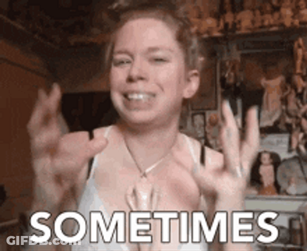 Sometimes Hand Motion GIF