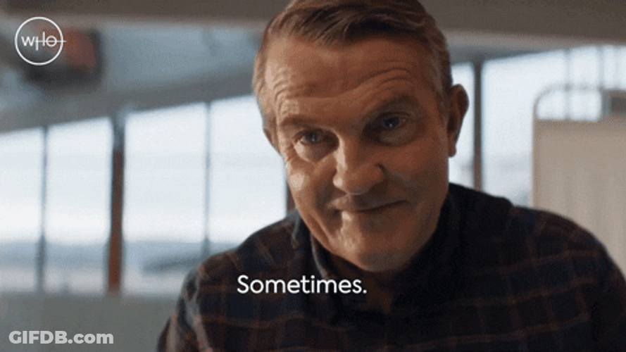 Sometimes Smiling And Nodding GIF