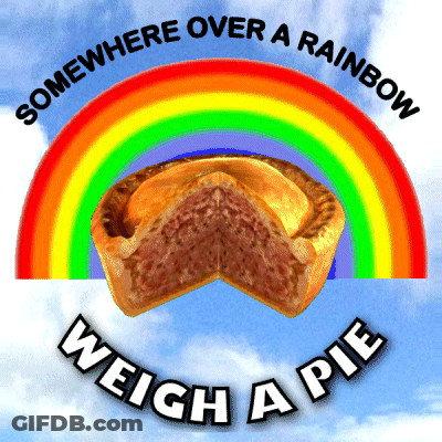 Somewhere Over A Rainbow Pie GIF