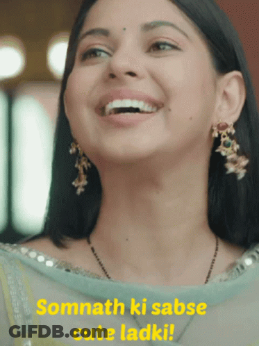 Somnath Ki Sabse Cute Ladki Smiling GIF