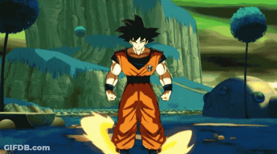 Son Gok Super Saiyan GIF
