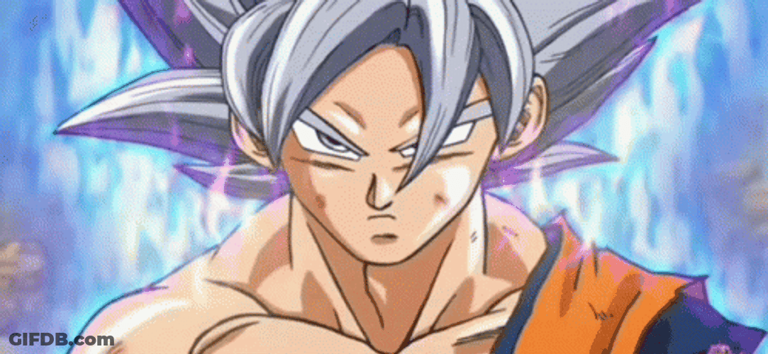 Son Goku Manga Close Up GIF