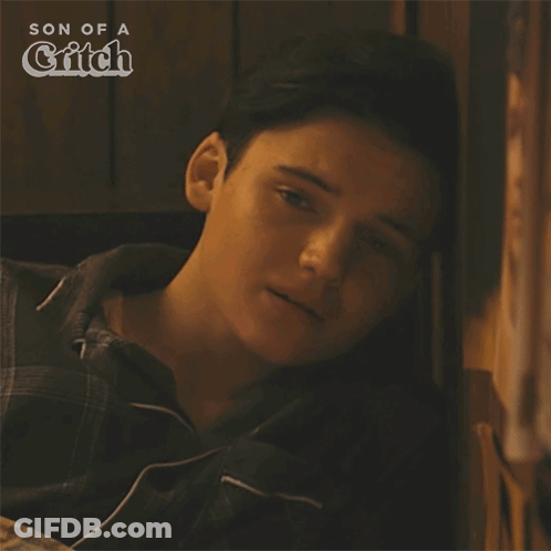 Son Of A Griffin Poster Man Laying In Bed GIF