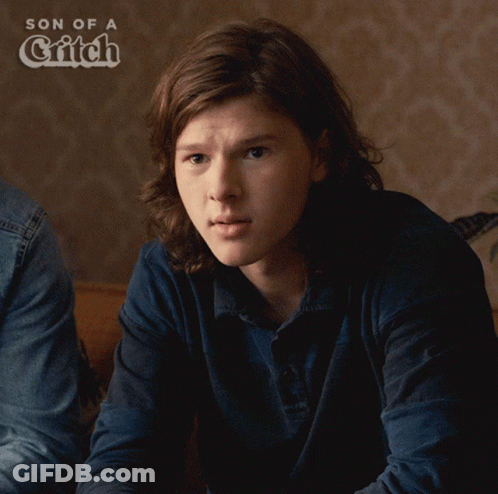 Son Of A Witch Poster Featuring Young Man GIF