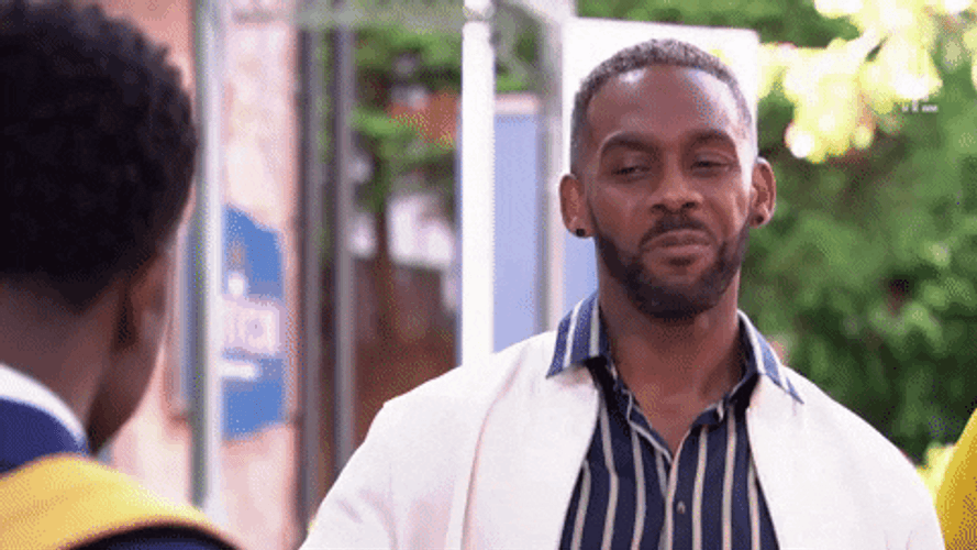 Son Swerve When Father Wants Hug GIF