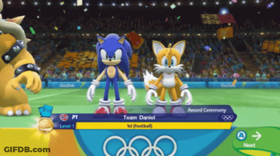 Sonic And Miles Power In Game GIF