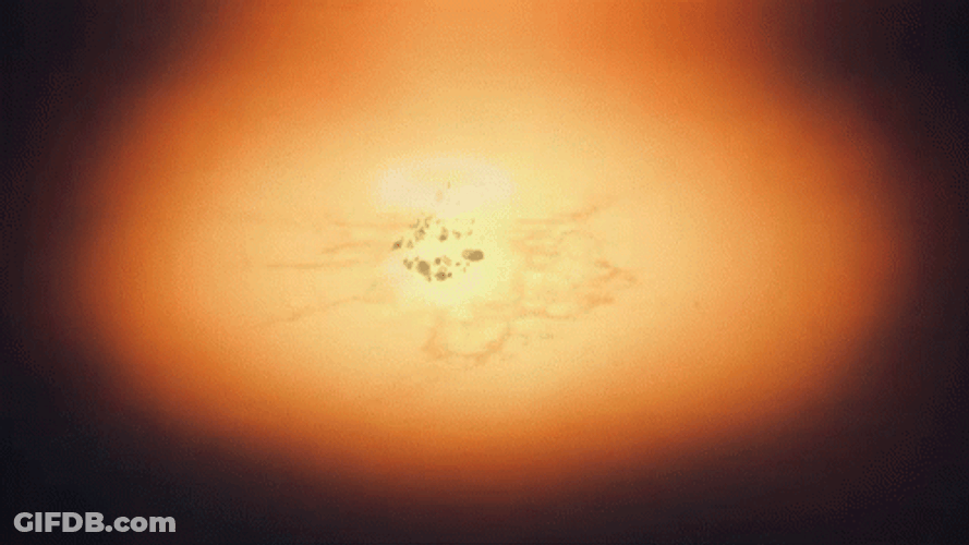 Sonic Anime Explosion GIF