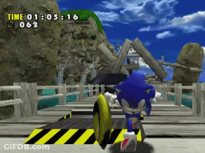 Sonic Chased By Orca GIF