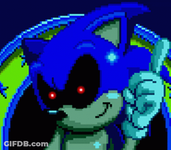 Sonic Exe Attacks GIF