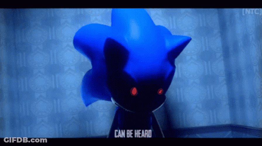 Sonic Exe Can Be Heard GIF