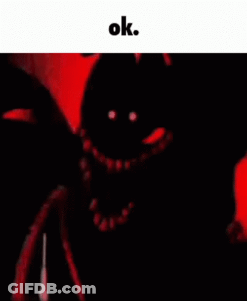 Sonic Exe Creepy In The Dark GIF