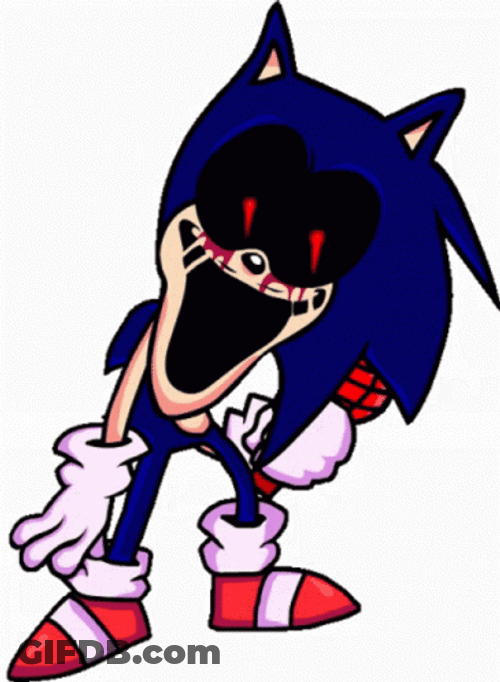 Sonic Exe Exhausted Hedgehog GIF