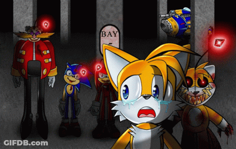 Sonic Exe Fox Tail GIF