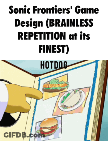 Sonic Frontiers Game Design Repetition GIF