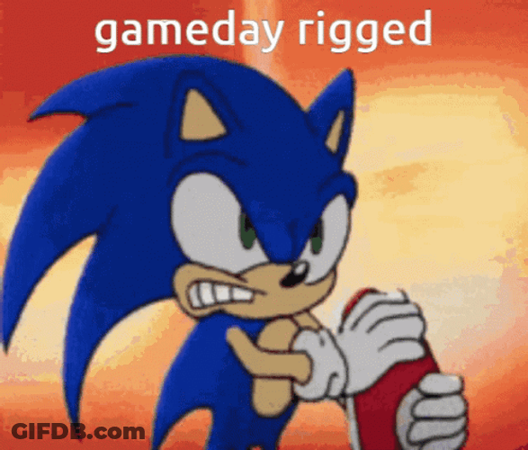 Sonic Gameday Rigged GIF
