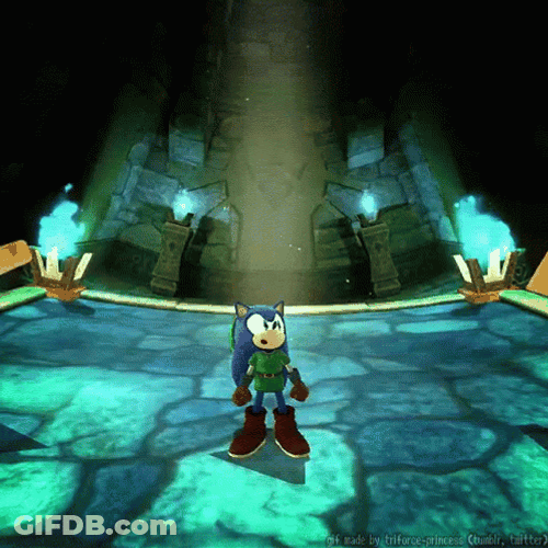 Sonic Lost World Pyramid Formation GIF