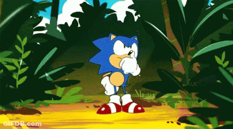 Sonic Mania Hyper Speed GIF