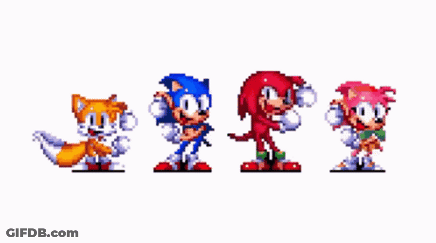 Sonic Meme And His Friends GIF