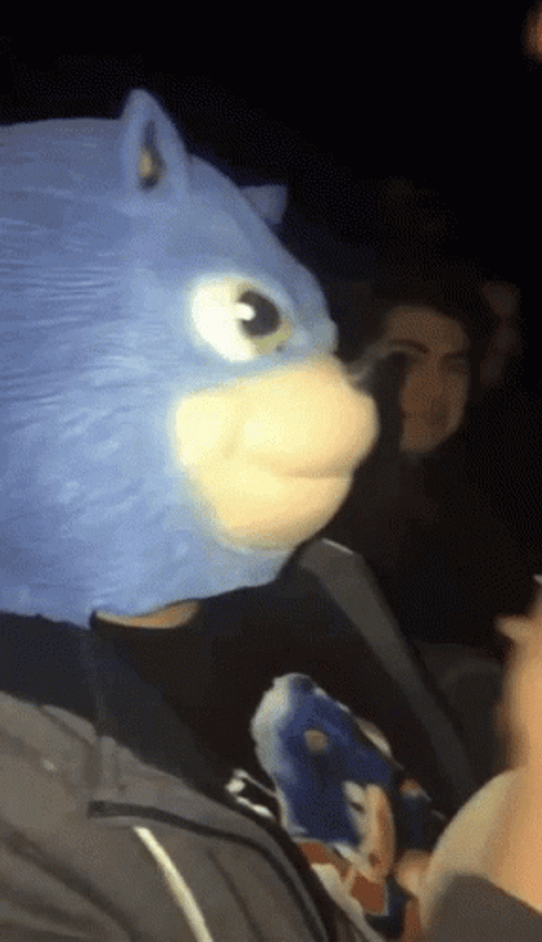 Sonic Meme Eating Popcorn GIF