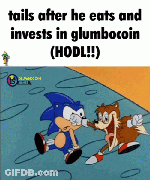 Sonic Meme Tails After He Eats And Invest GIF