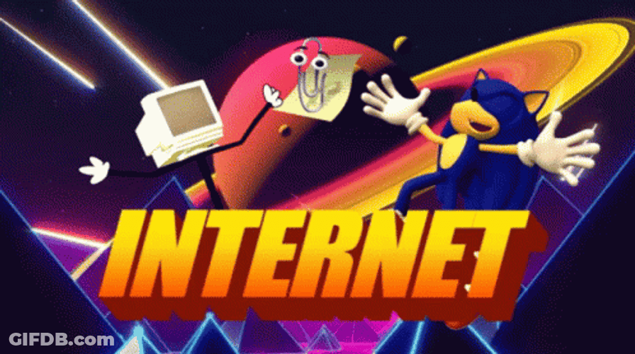 Sonic No Internet GIF