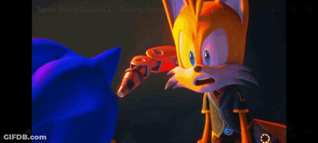 Sonic Prime Season 2 Ending GIF