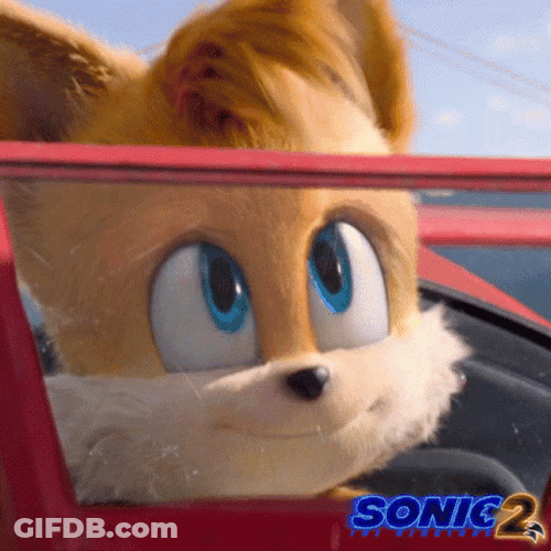 Sonic Smiling Tails GIF